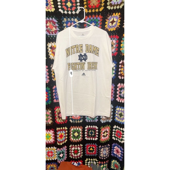 Notre Dame Adidas Fighting Irish Short Sleeve size Large - Picture 5 of 5